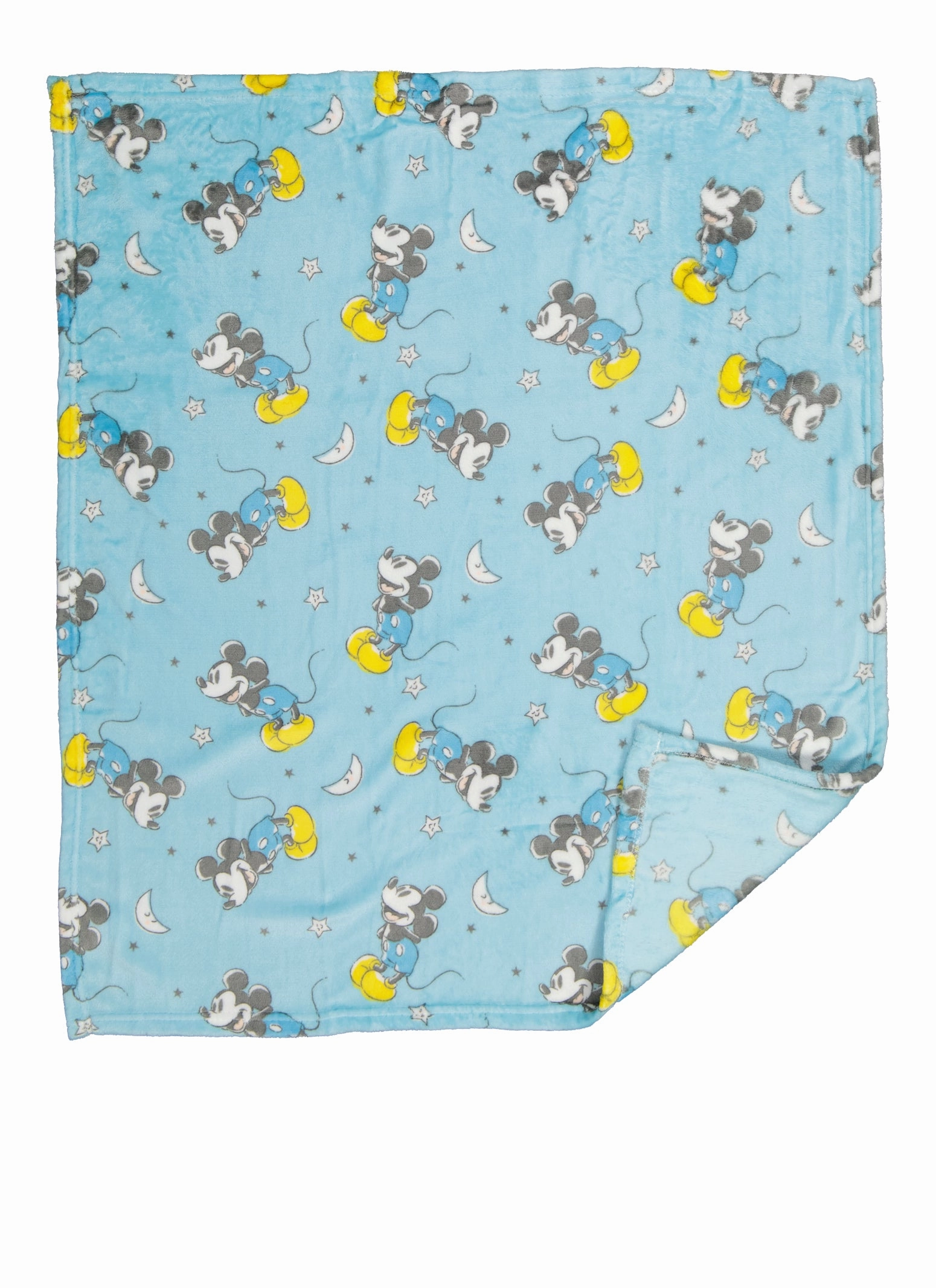 Baby Boys Mickey Mouse Graphic Plush Blankets 2 Pack