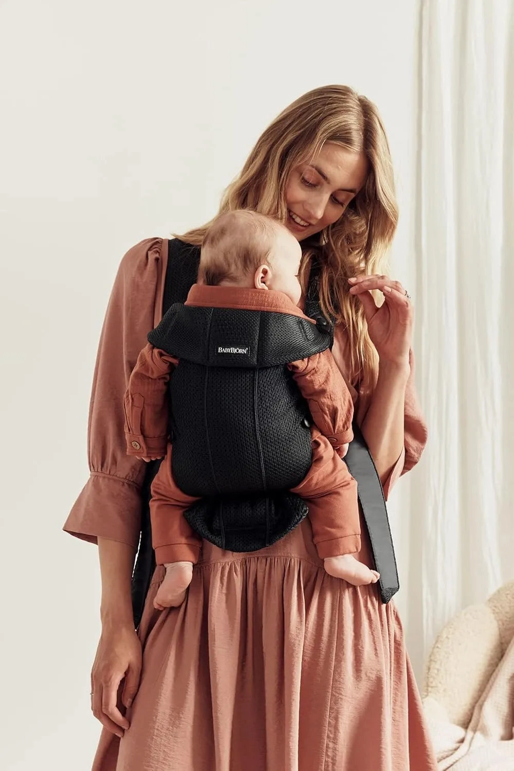 Baby Carrier Mini, 3D Mesh - Black