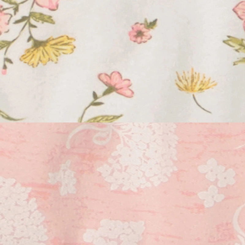 Baby Girls 0-9M Flower Print Jumpsuits 2 Pack