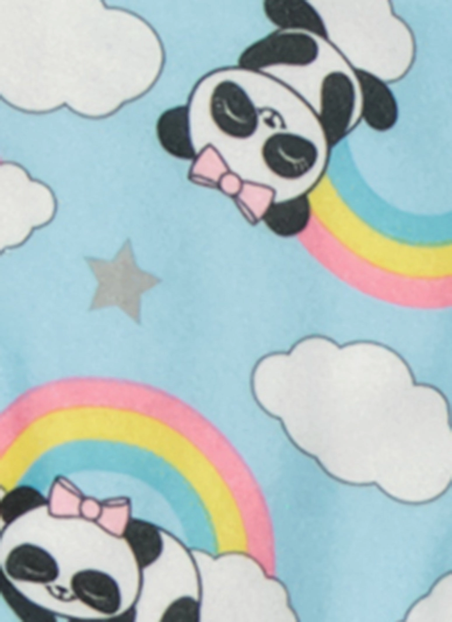 Baby Girls 12-24M Printed Notch Collar Pajama Shirt and Pants