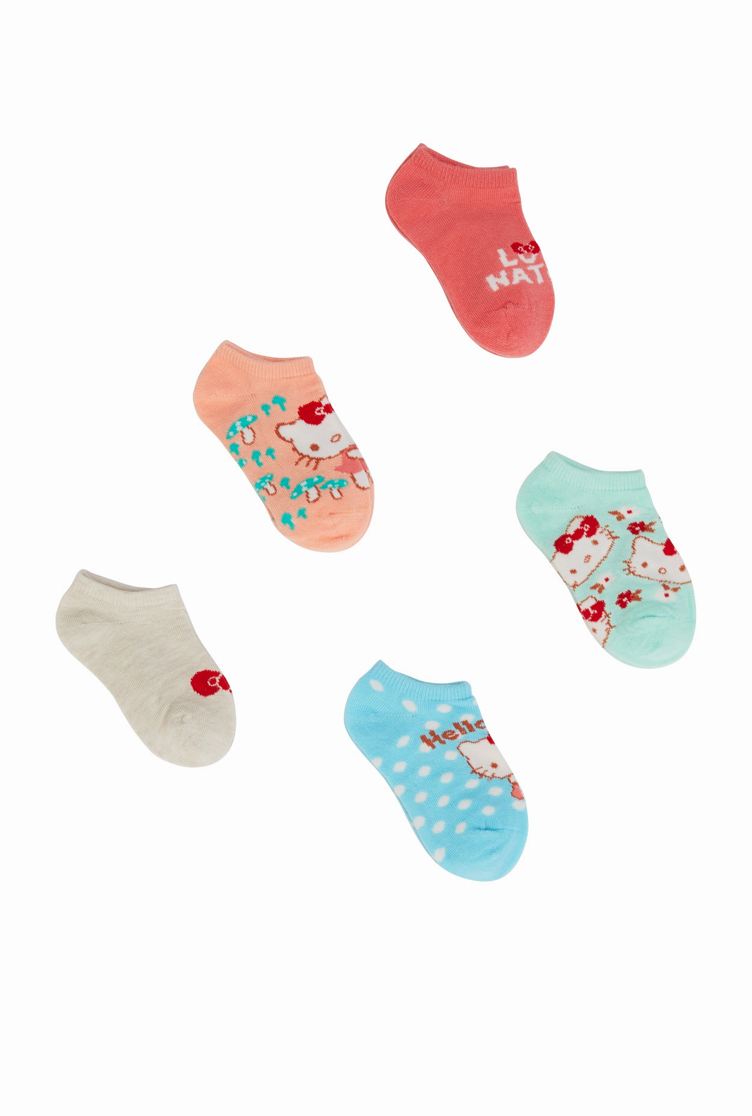 Baby Girls Hello Kitty Socks 5 Pack