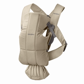 Babybjorn Carrier Mini Woven Beige