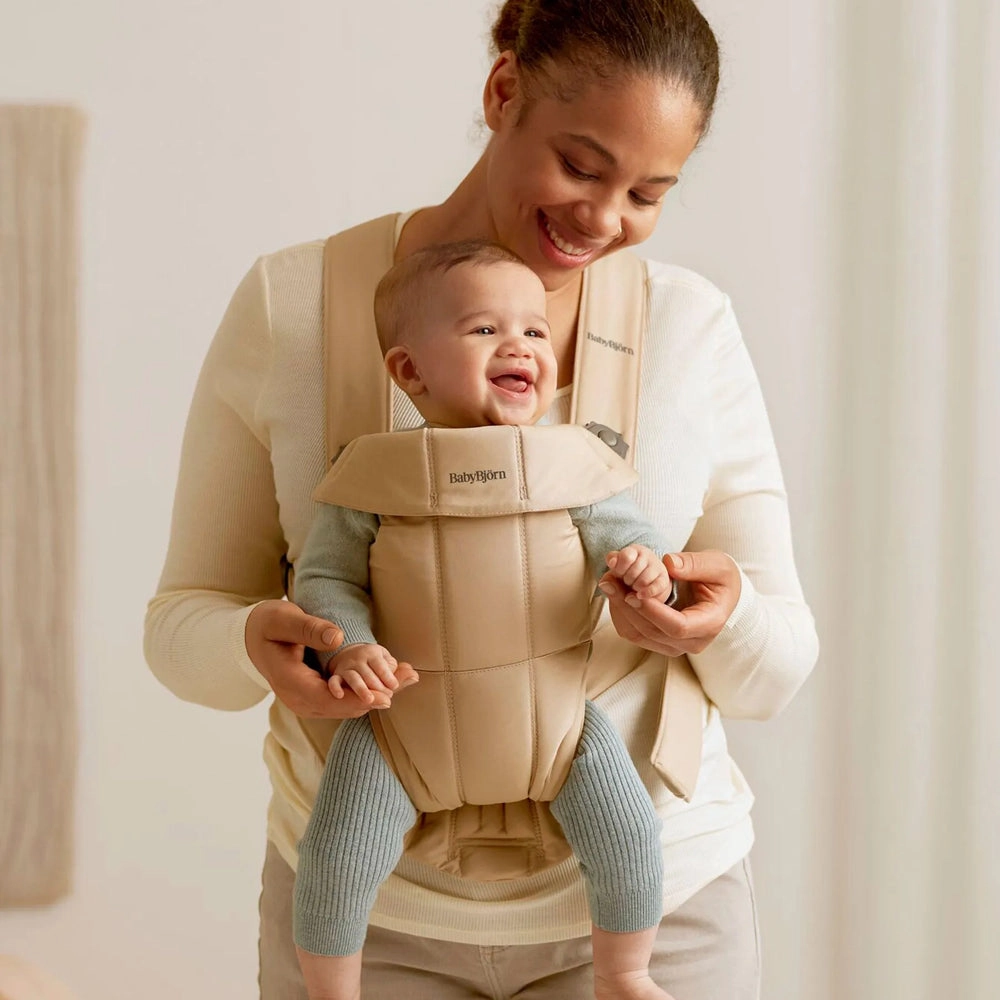 Babybjorn Carrier Mini Woven Beige
