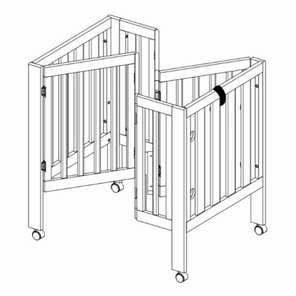 BabyRest Dixie Folding Cot   Mattress