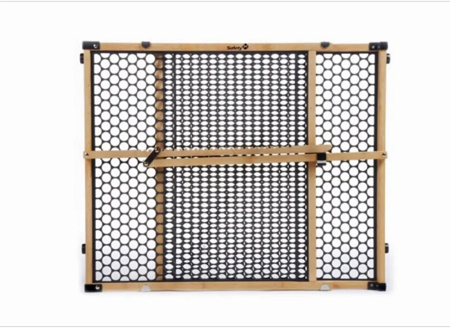 Bamboo Doorway Gate - Bamboo with Black