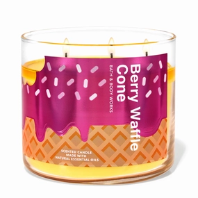 Berry Waffle Cone by Bath & Body Works 3-Wick Scented Candle