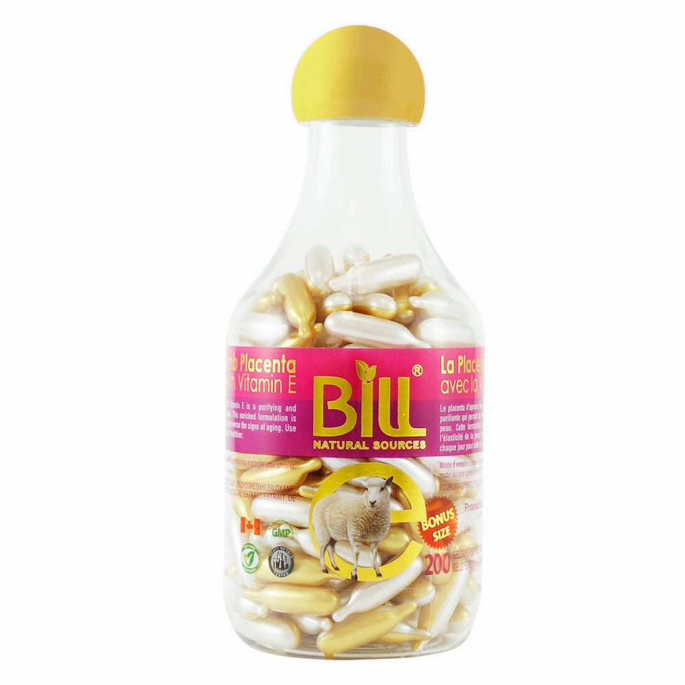 BILL Natural Sources® Lamb Placenta Facial Moisturizer with Vitamin E Gelcaps