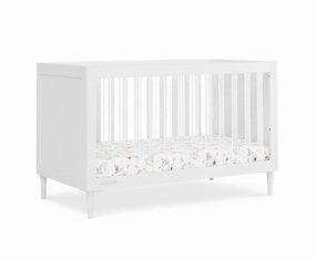 Bowie 4-in-1 Convertible Crib - Greenguard Gold Certified - Bianca White