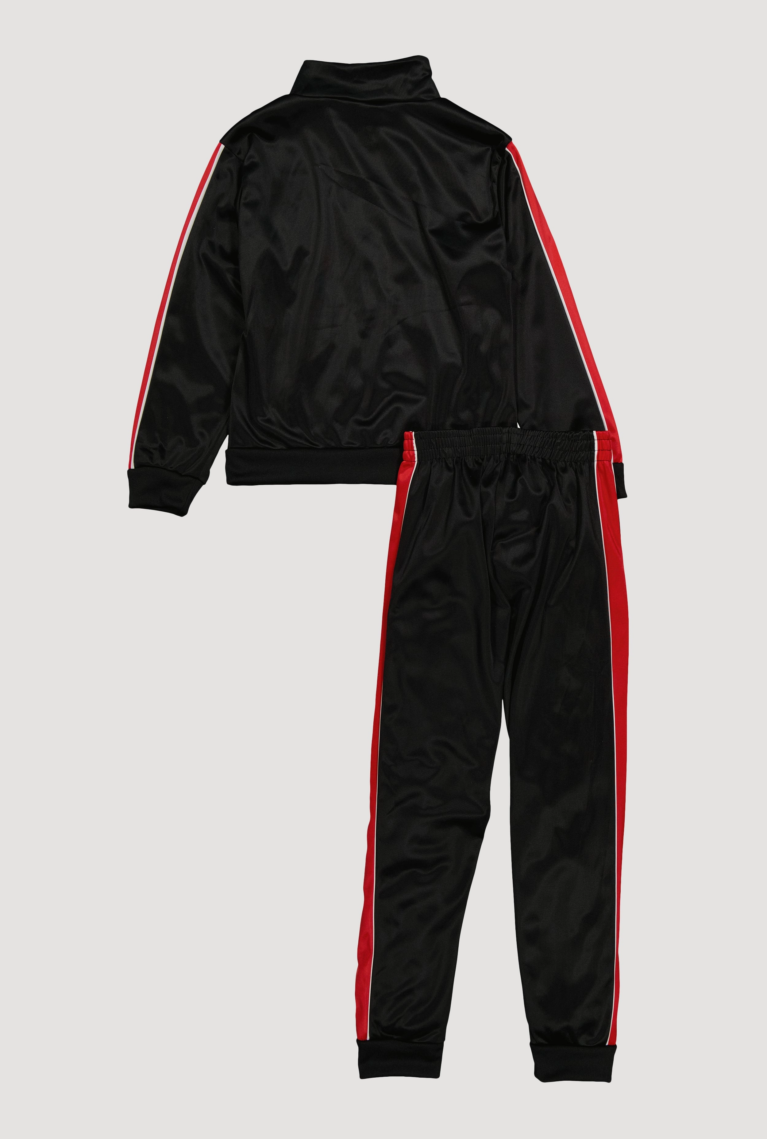 Boys Bear Graphic Zip Front Track Jacket and Joggers