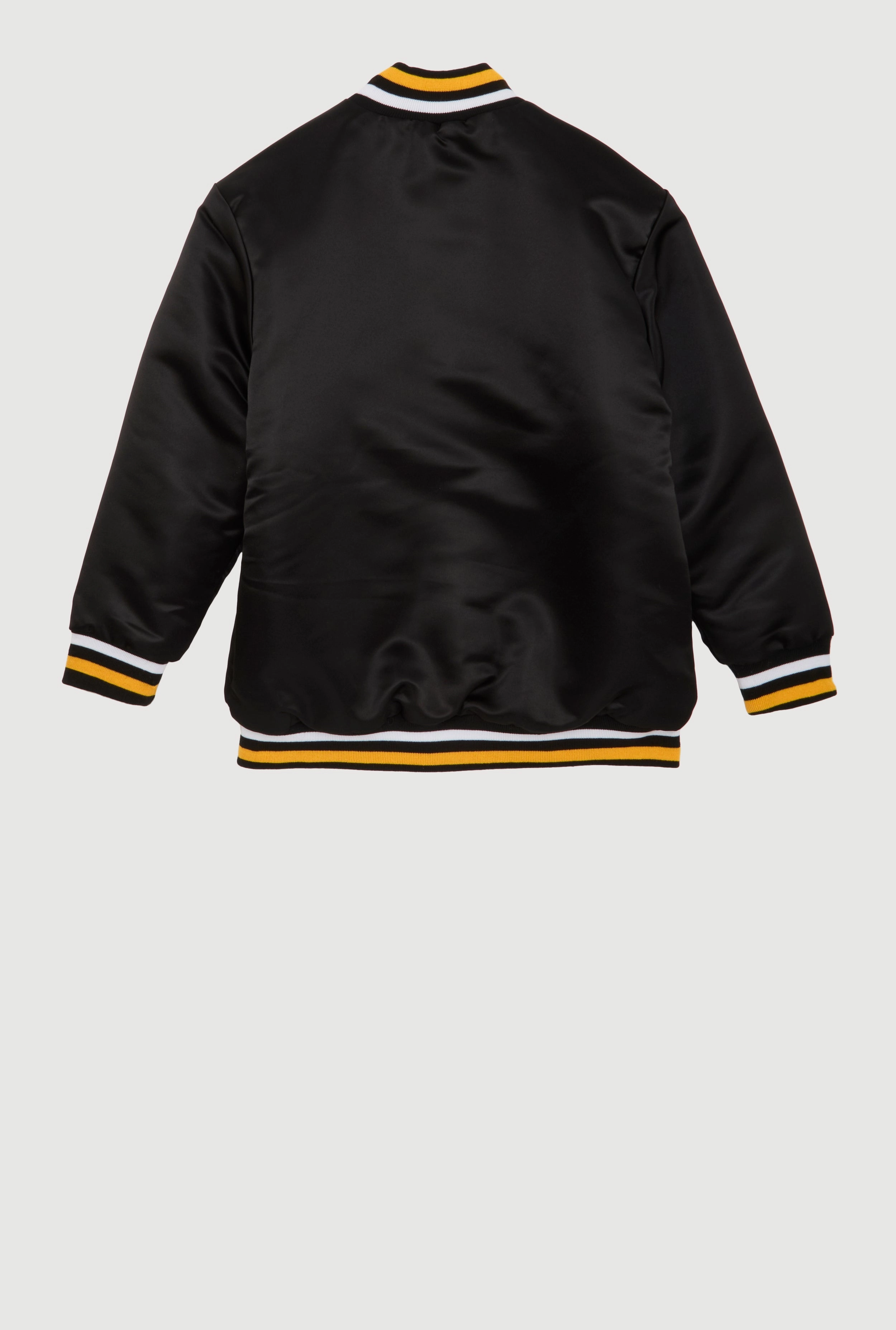 Boys Chenille Patch City Graphic Varsity Jacket