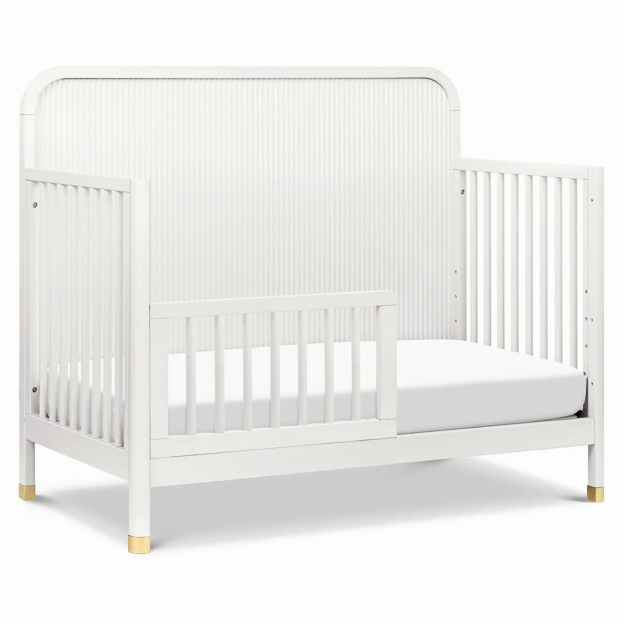 Brimsley Tambour 4-in-1 Convertible Crib - Warm White