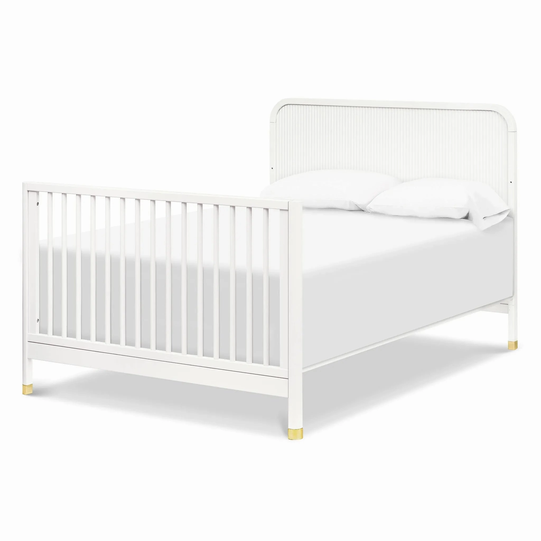 Brimsley Tambour 4-in-1 Convertible Crib - Warm White