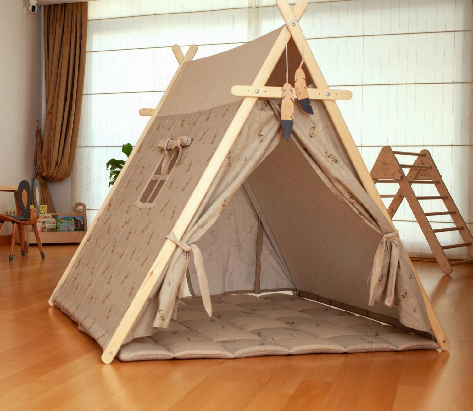 Bunny Play Tent & Play Mat | Indoor Teepee for Kids