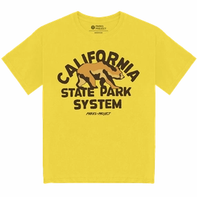 California State Park System Vintage Bear Logo Tee