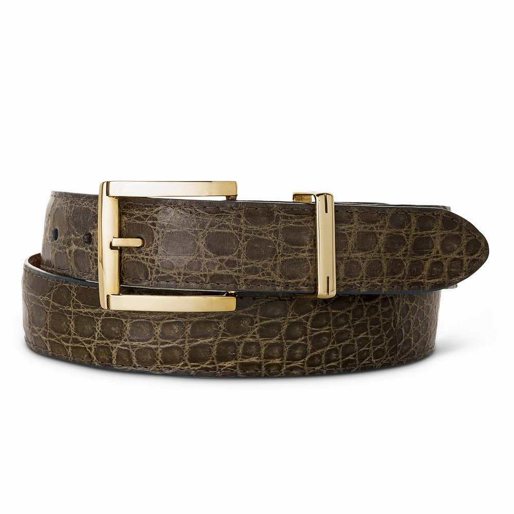 Chacon Dallas 14k Gold Buckle & Keeper 1.25