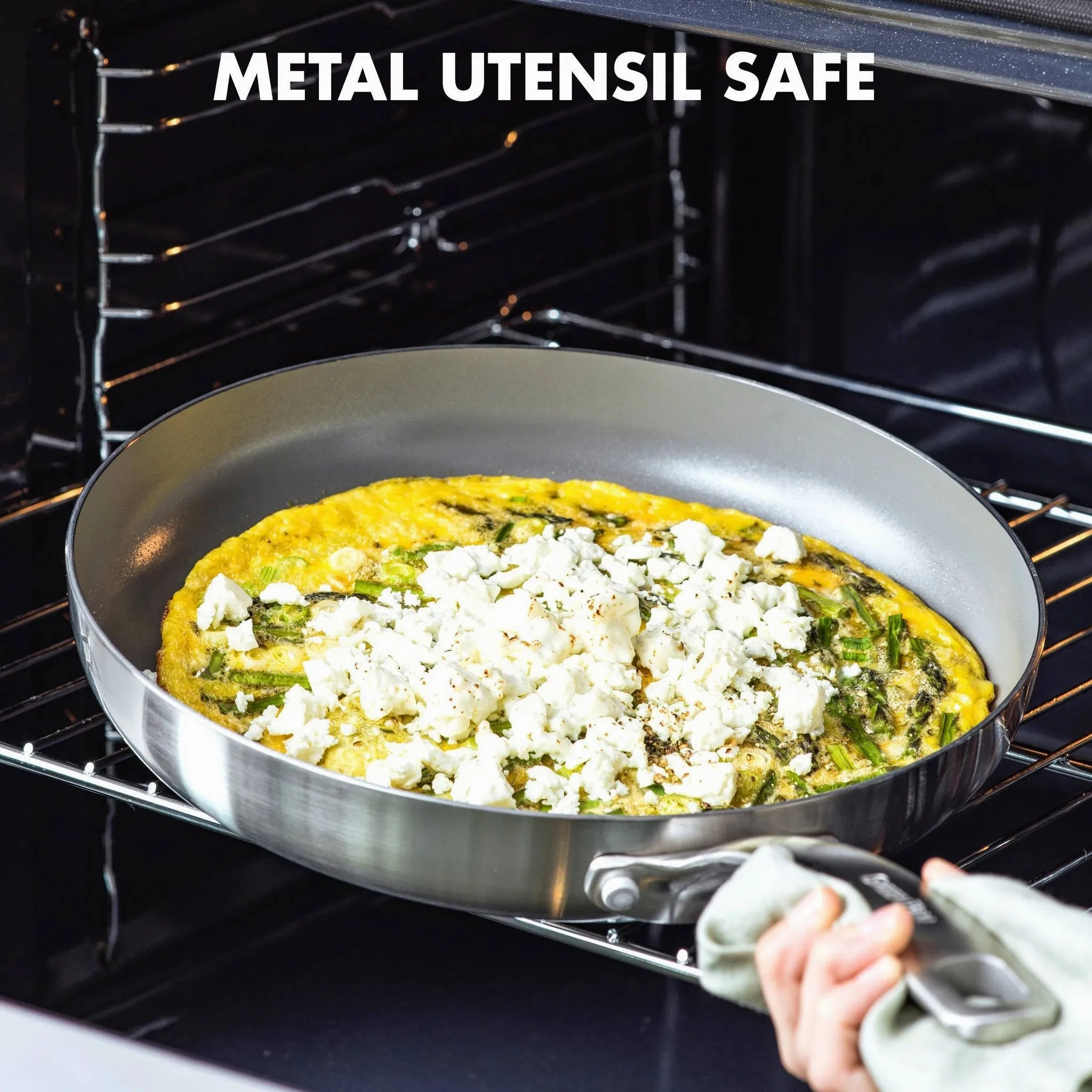 Chatham 2pc (10" and 12") Tri-Ply Stainless Steel Healthy Ceramic Nonstick Fry Pan Set