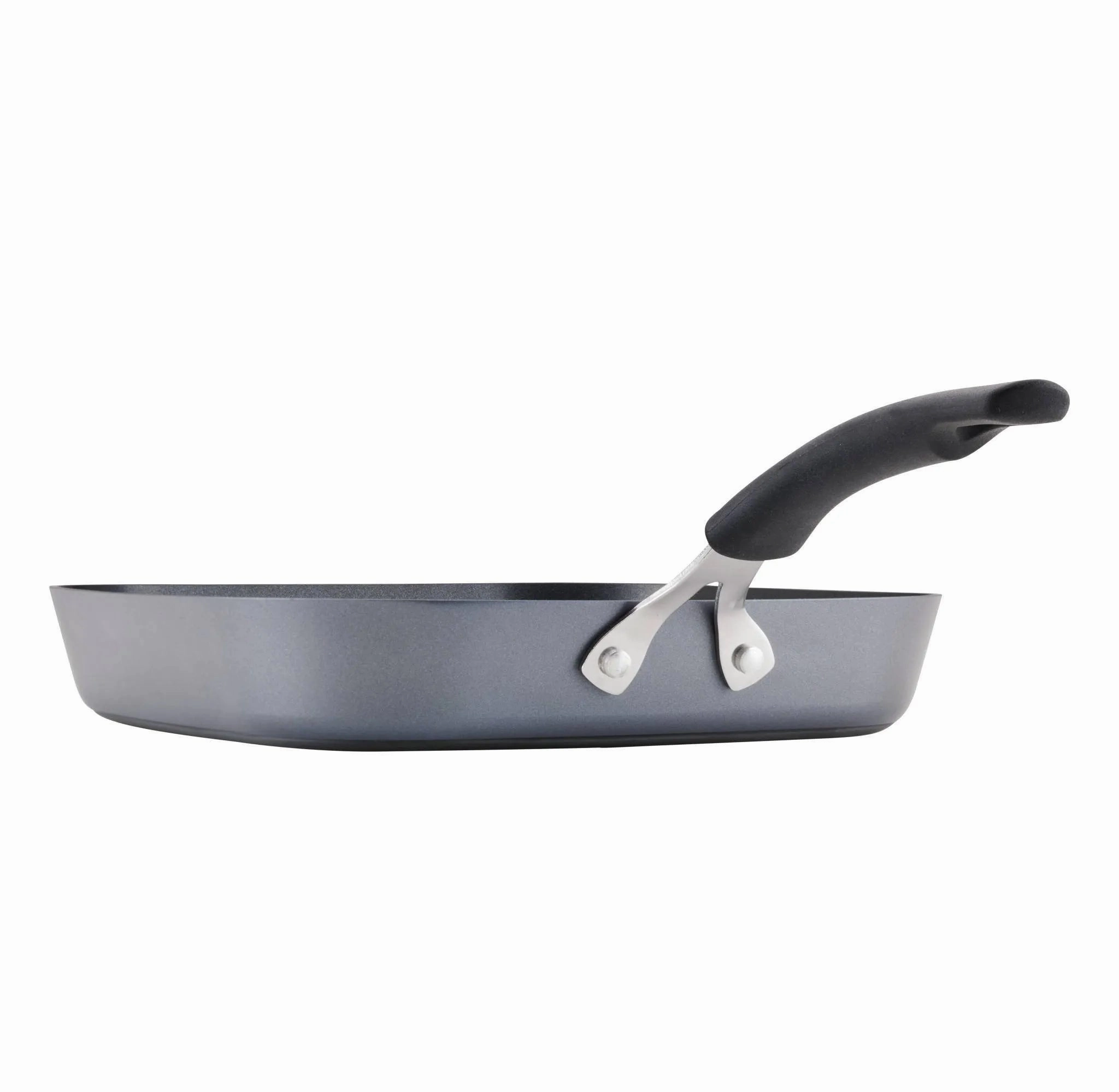 Cook   Create 11" Hard Anodized Nonstick Square Deep Grill Pan with Black Handle