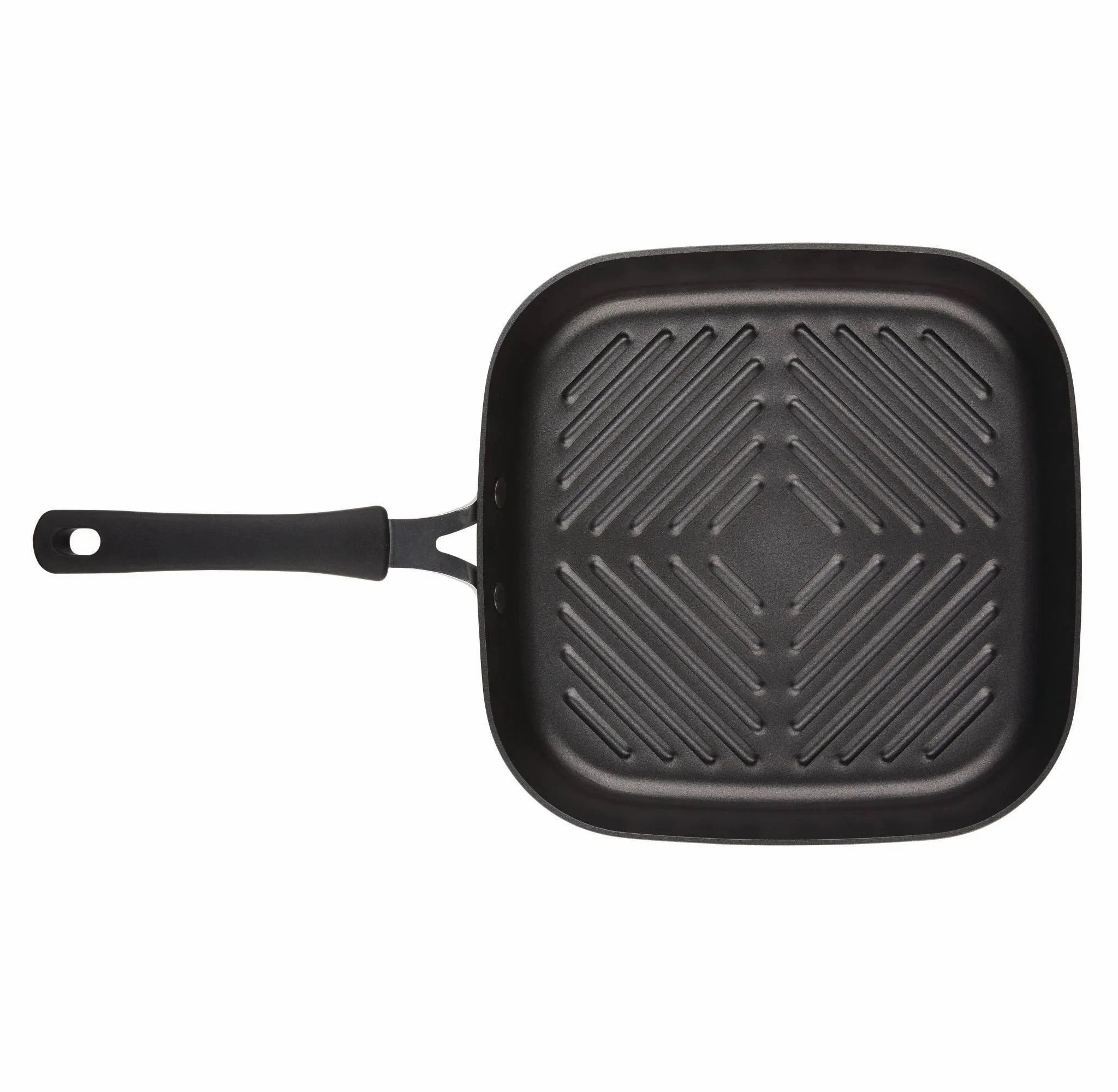Cook   Create 11" Hard Anodized Nonstick Square Deep Grill Pan with Black Handle