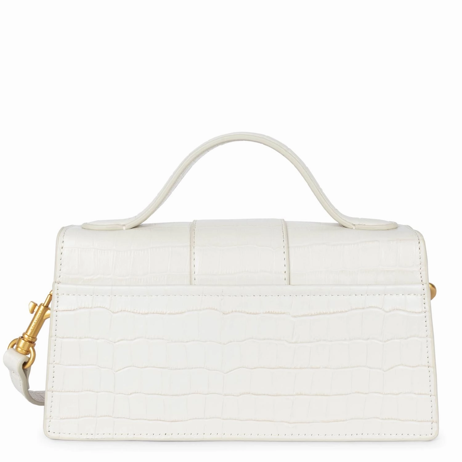 Croco Ily M Baguette Bag
