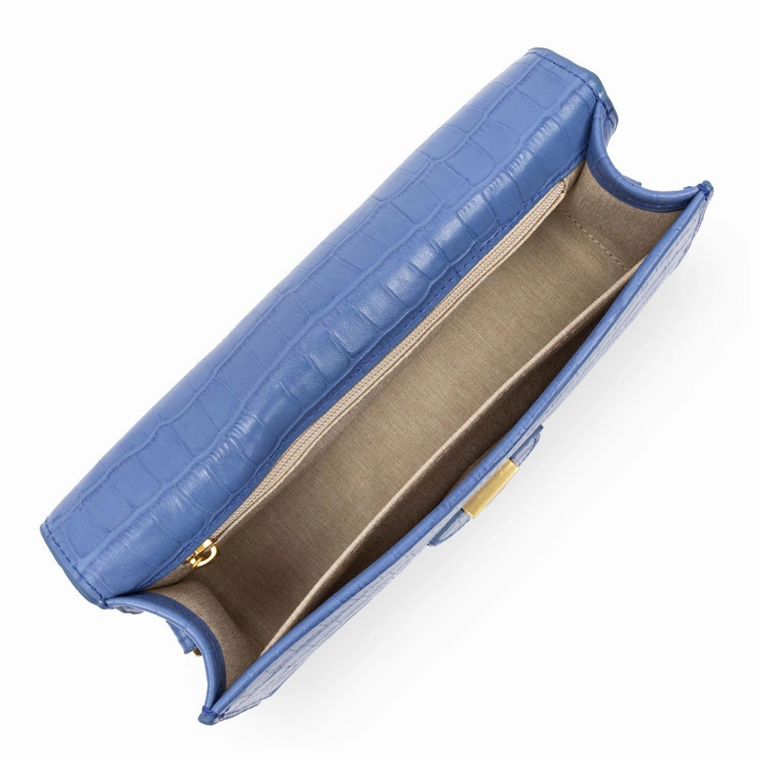 Croco Ily M Baguette Bag