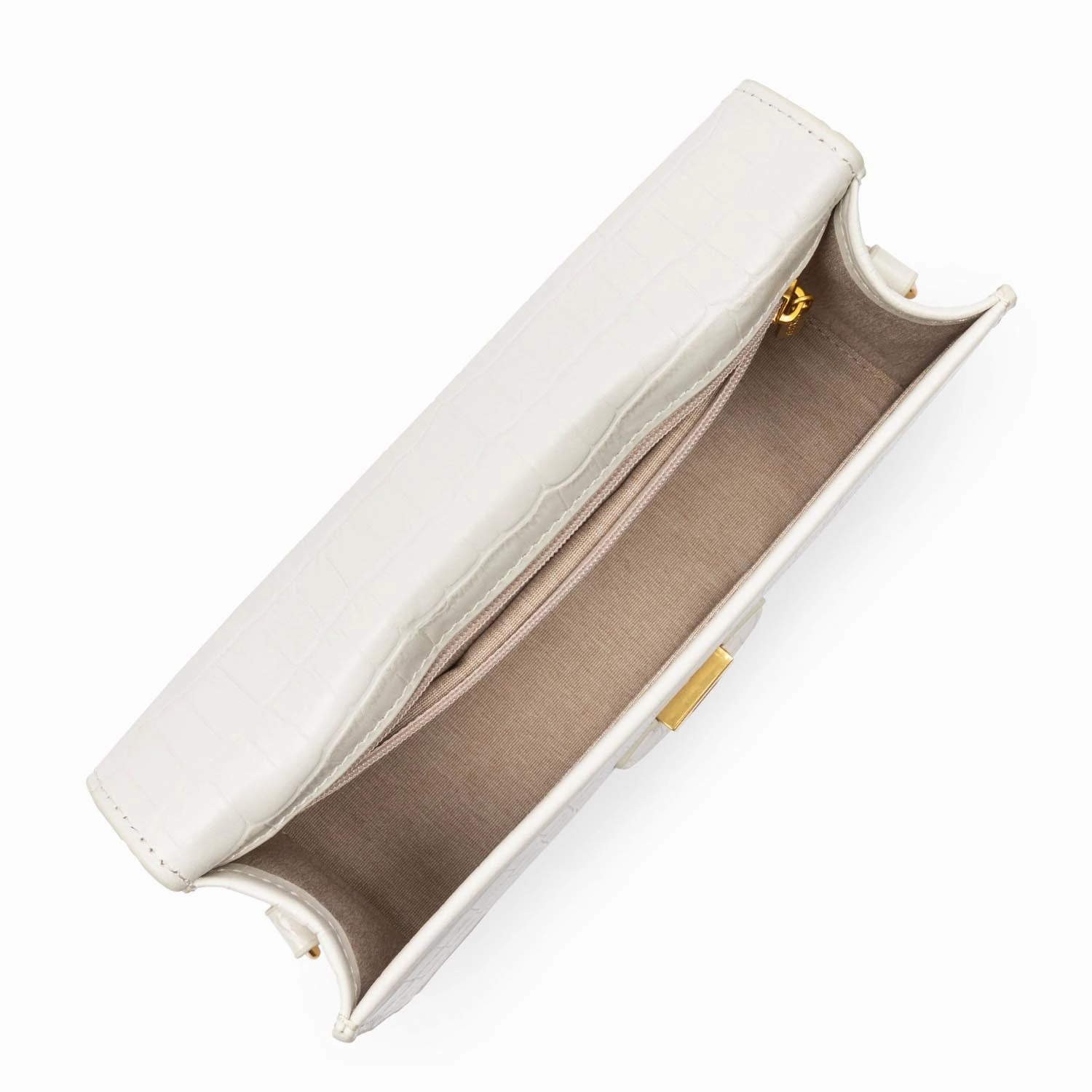 Croco Ily M Baguette Bag