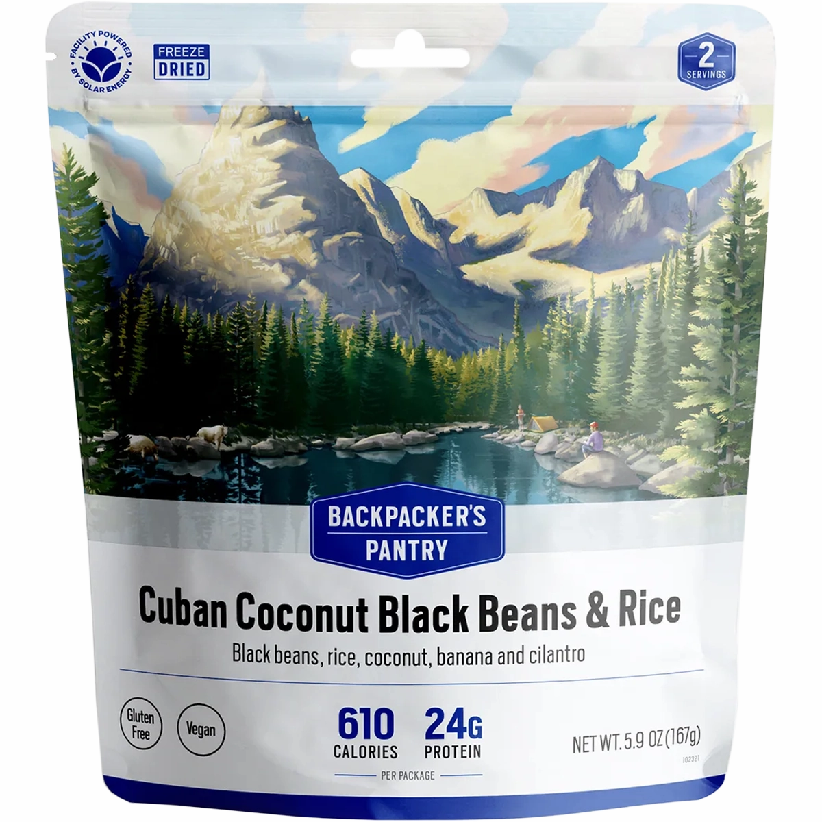 Cuban Coconut Rice & Black Beans (2 Servings)