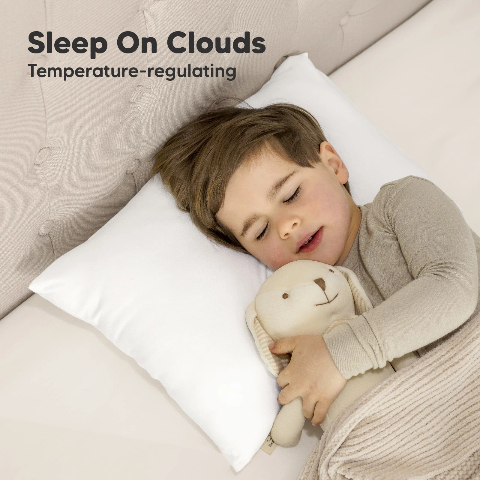 Cuddly Toddler Pillow with Pillowcase