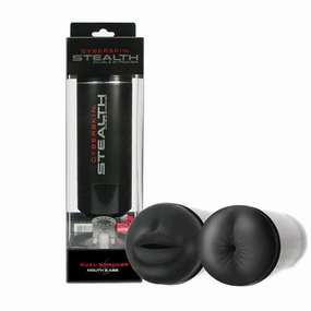 CyberSkin® Stealth Double Stroker, Mouth & Ass