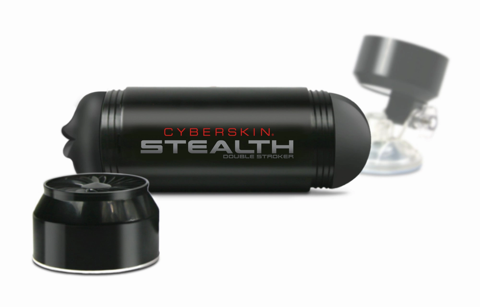 CyberSkin® Stealth Double Stroker, Mouth & Ass