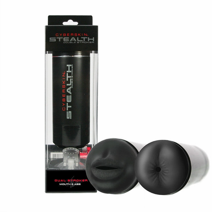 CyberSkin® Stealth Double Stroker, Mouth & Ass