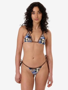 Dalia String Bikini Top - Coffee