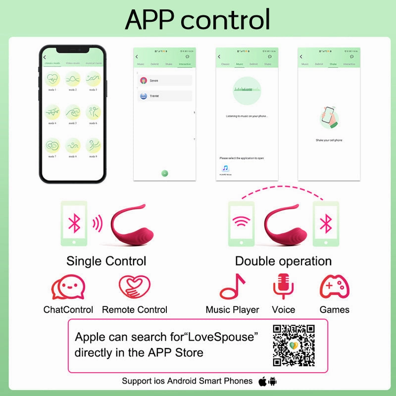 Discreet Vibrator with APP Control