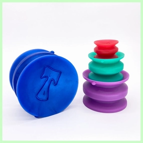 Double-sided suction cup