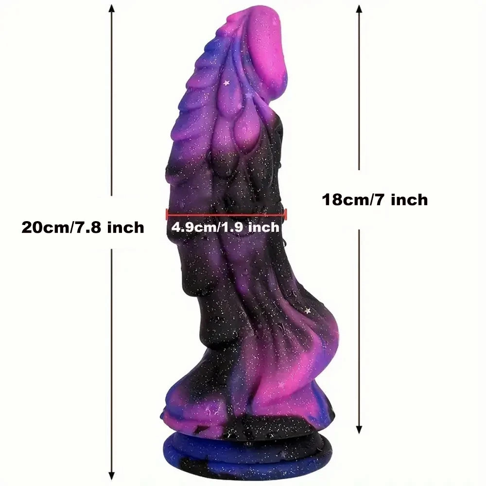 Dragon Fantasy Big Anal Dildo with Suction Cup Liquid Silicone