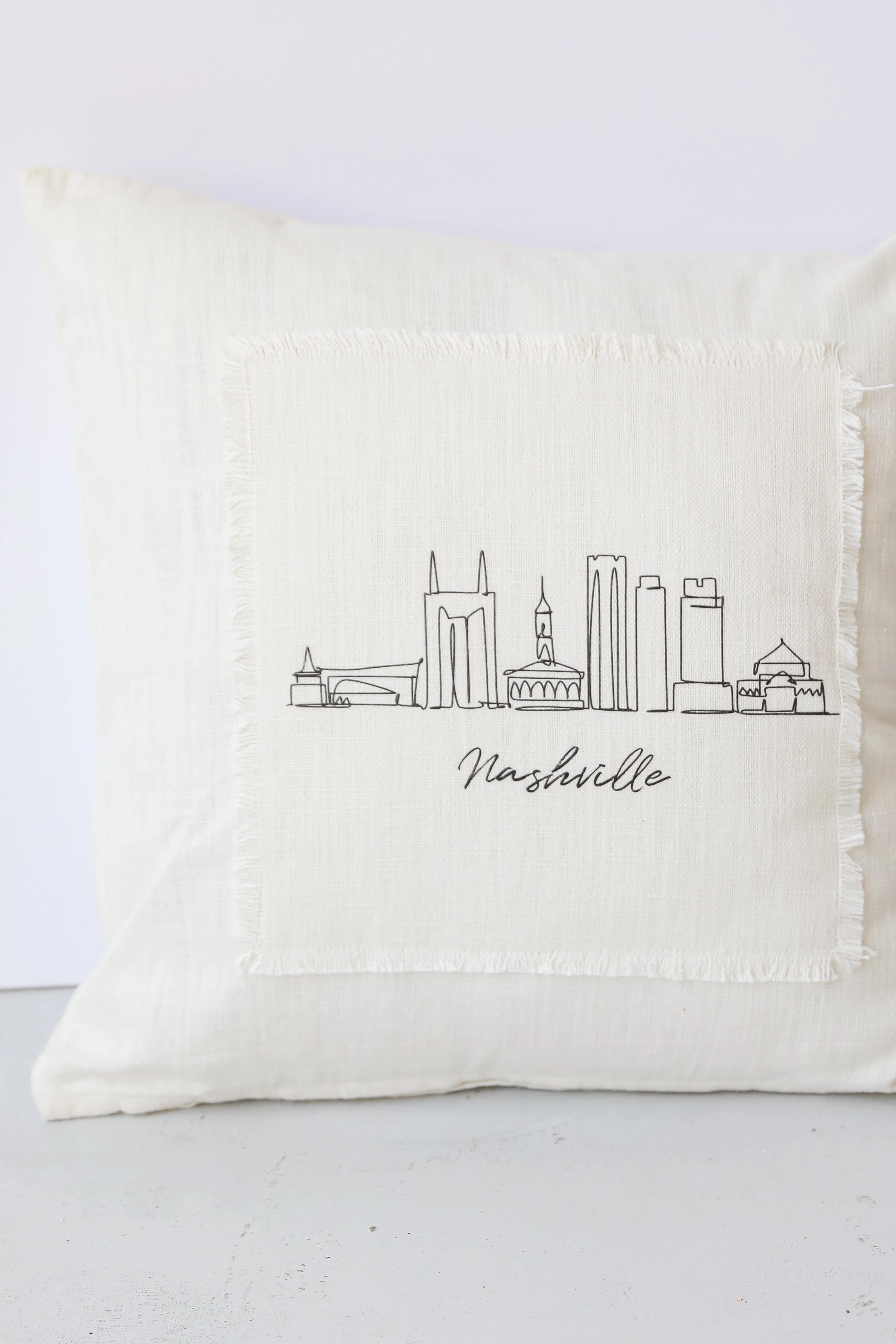 FINAL SALE - Nashville City Scape Pillow