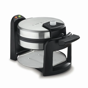 Flip Belgian Waffle Maker - Stainless Steel