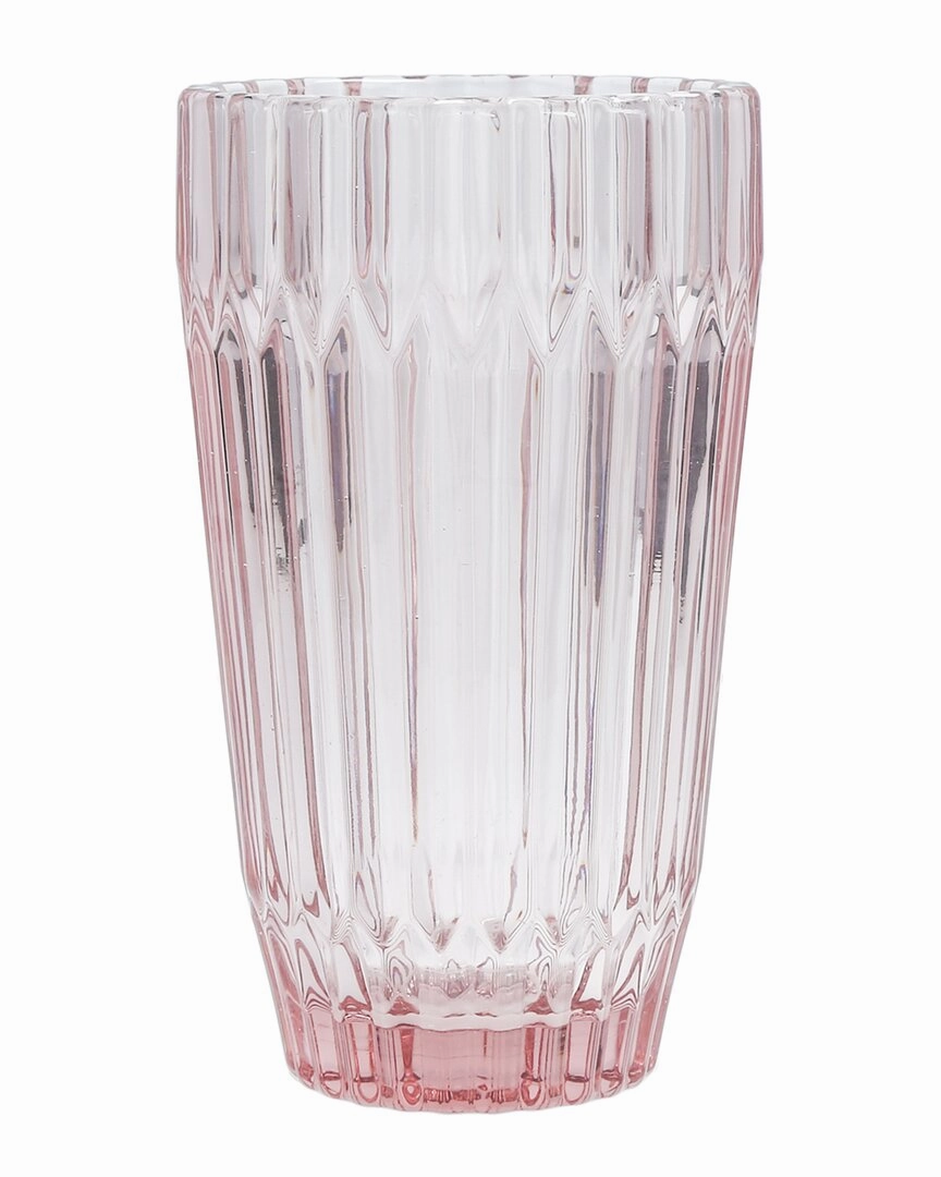 Fortessa Archie Pink Iced Beverage Glasses (Set Of 6)