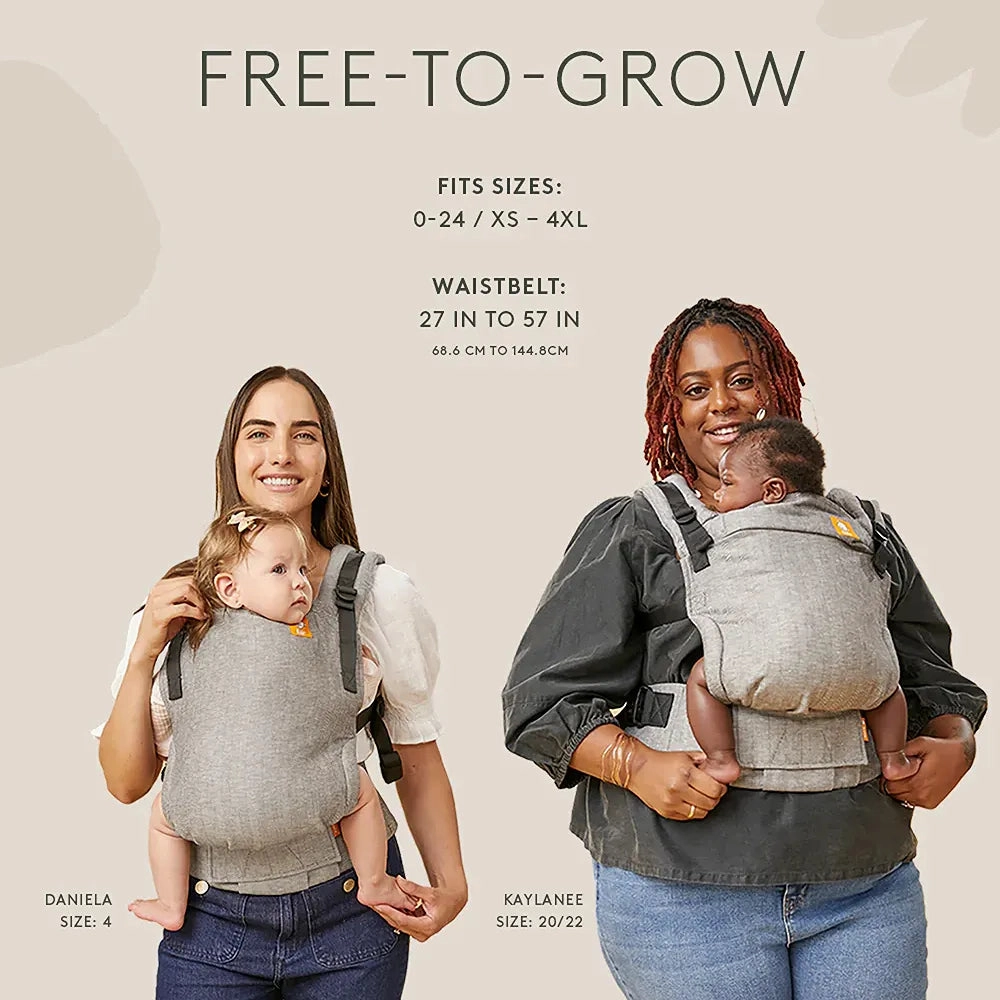 Free-to-Grow Baby Carrier, Cotton - Graphite