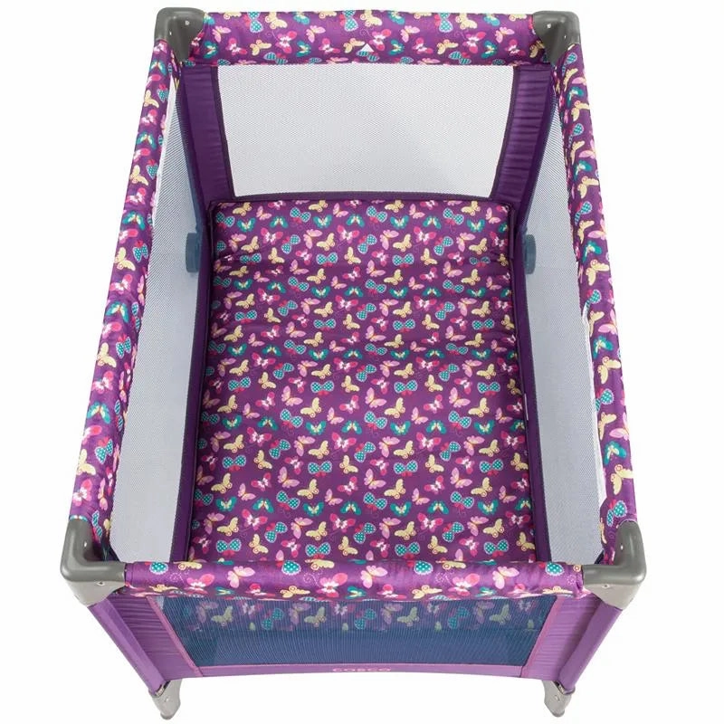 Funsport Portable Compact Baby Play Yard - Butterfly Twirl