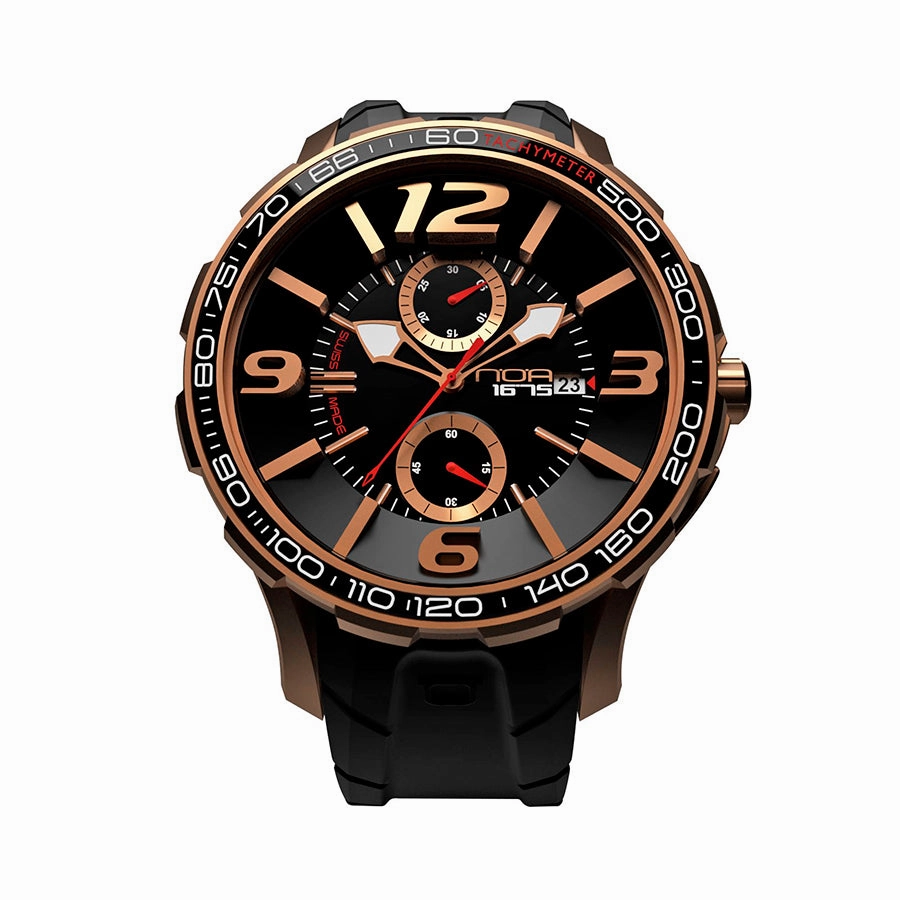 Gold Plated Evolution, Quartz Chronograph - Diameter 44mm