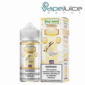 Golden Custard Pod Juice TFN 100ml