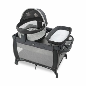 Graco Pack n Play Dome LX Playard with Baby Bassinet, Redmond