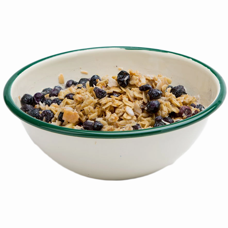 Granola with Blueberries, Almonds & Milk (1 Serving)