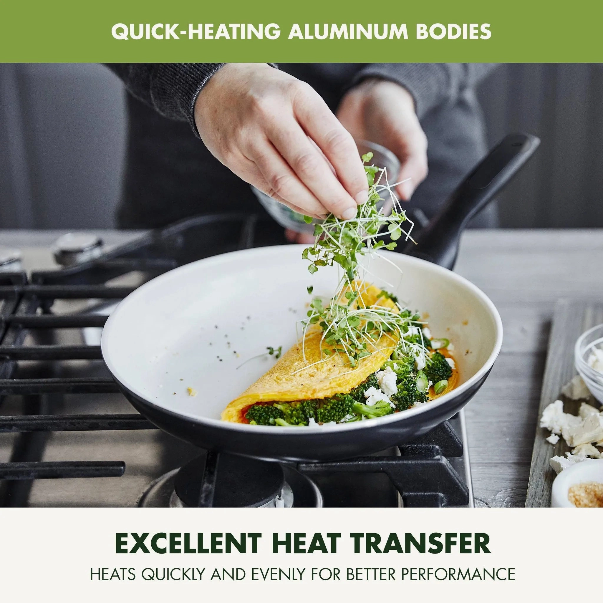 GreenPan Rio 10" Ceramic Nonstick Frying Pan Black