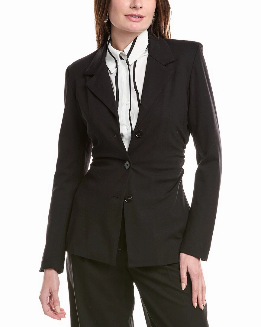 Grey Lab Ruched Blazer