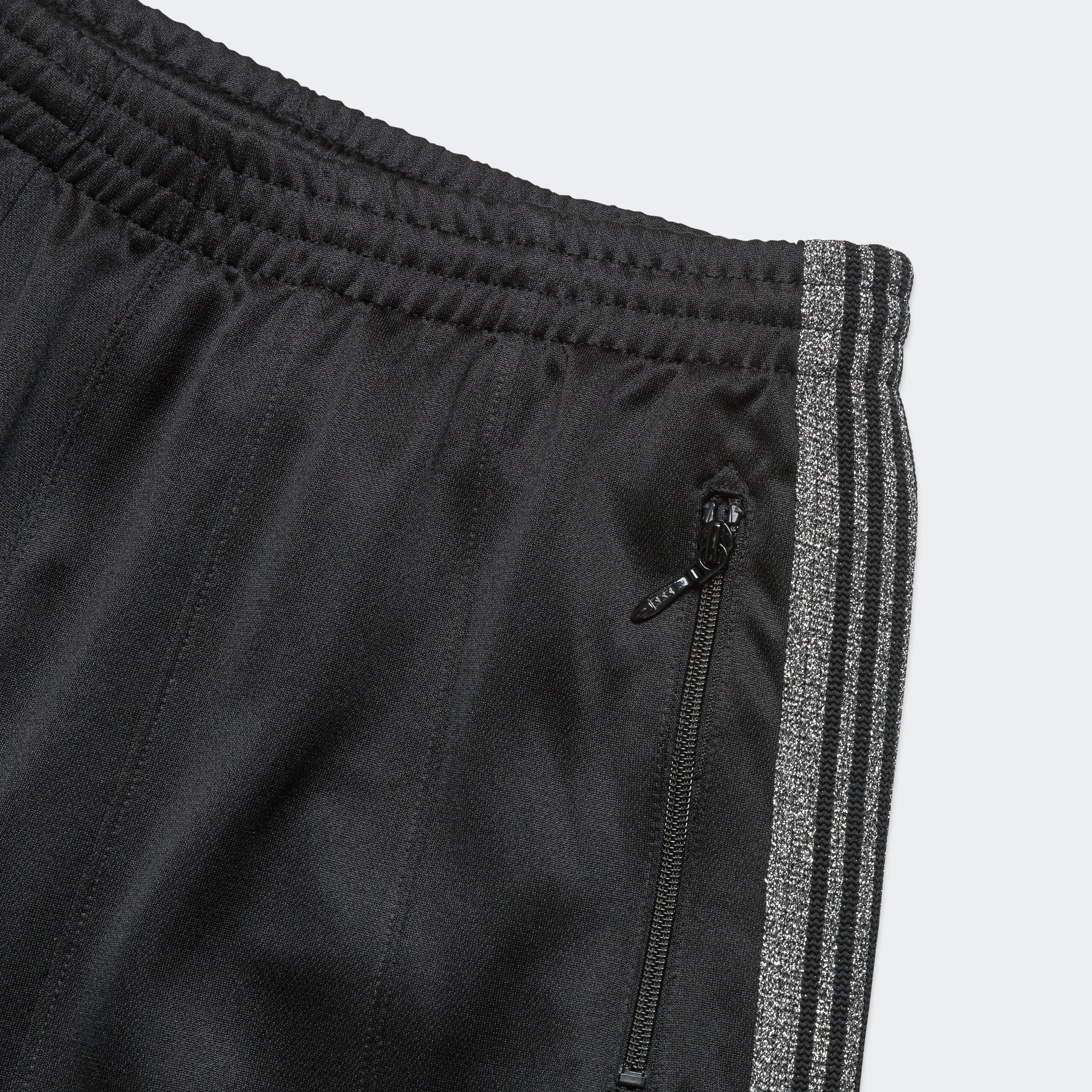 H.D. Track Pant x UP THERE - Black/Silver Poly Smooth