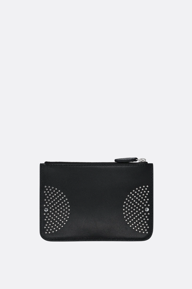 Hadar smooth leather small pouch
