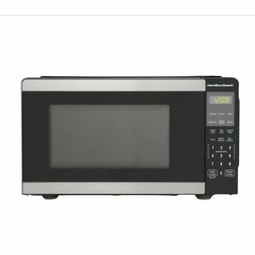 Hamilton Beach 0.9 Cu Ft Countertop Microwave Oven 900 Watts Stainless Steel New
