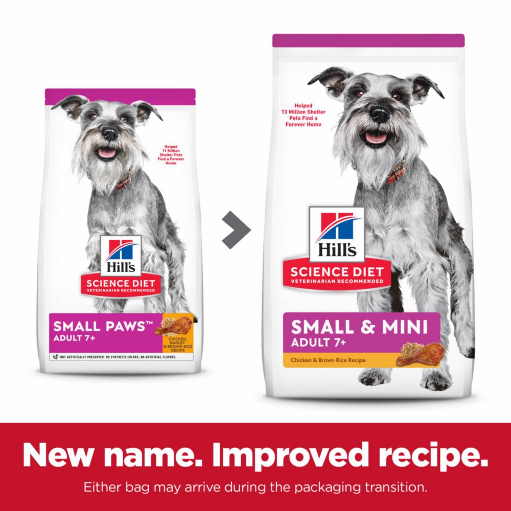 Hill's Science Diet Adult 7  Small & Toy Breed Chicken Meal, Brown Rice, & Barley Recipe Dry Dog Food
