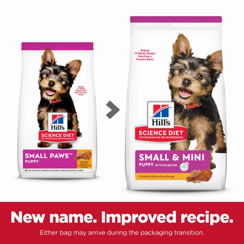 Hill's Science Diet Puppy Small & Toy Breed Chicken Meal, Barley, & Brown Rice Recipe Dry Dog Food